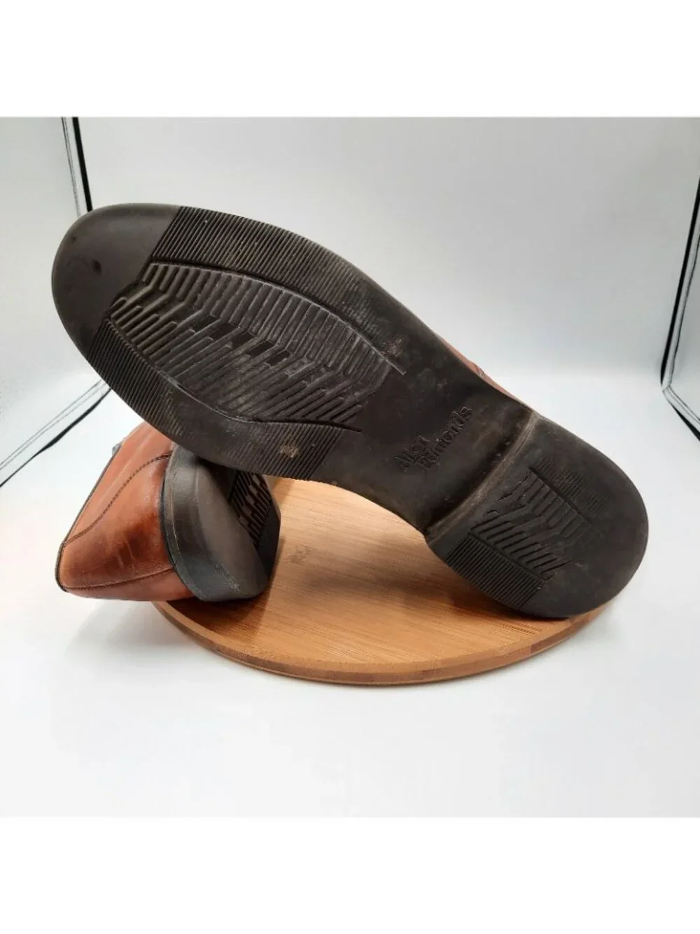 Allen Edmonds Ashton Mens 13 Shoes Chili Brown Leather Split Toe Dress Sneakers